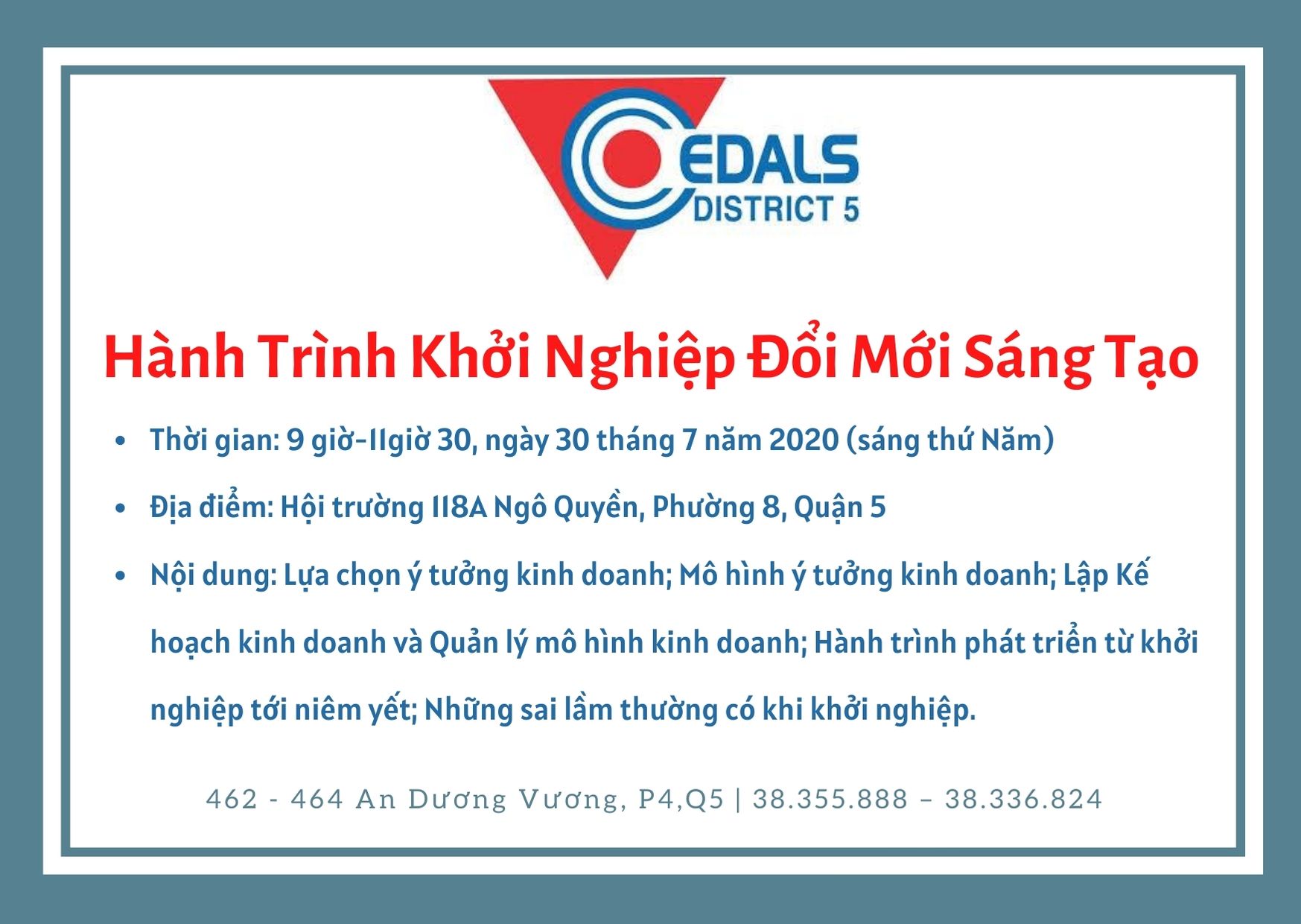 Tham gia chuyên đề “Hành trình khởi nghiệp đổi mới sáng tạo”